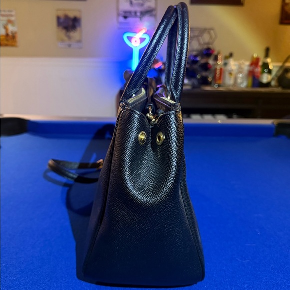 Coach Midnight Black Satchel - Picture 4 of 9